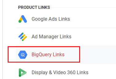 bigquery links ga4 1