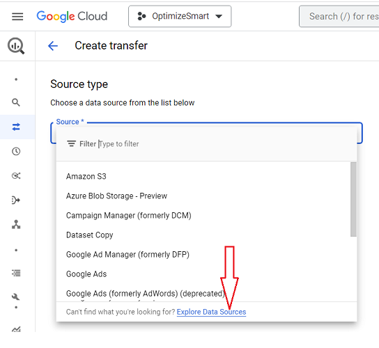 Explore Data Sources