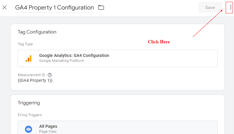 click on the three vertical dots on the right hand side