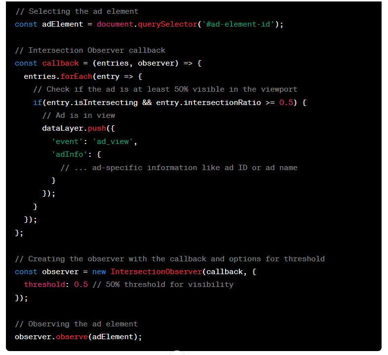 Use the Intersection Observer API in JavaScript 1