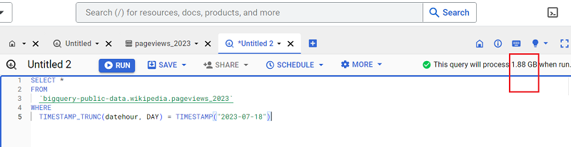 Without the LIMIT clause