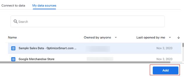 existing data source 3