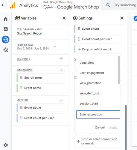 You should now see a screen like the one below 1