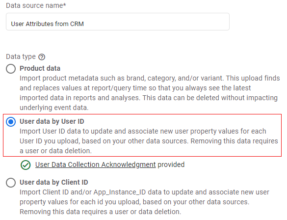 user data by user id