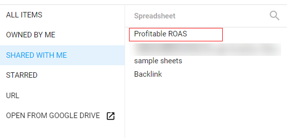 google data studio parameters google sheet1