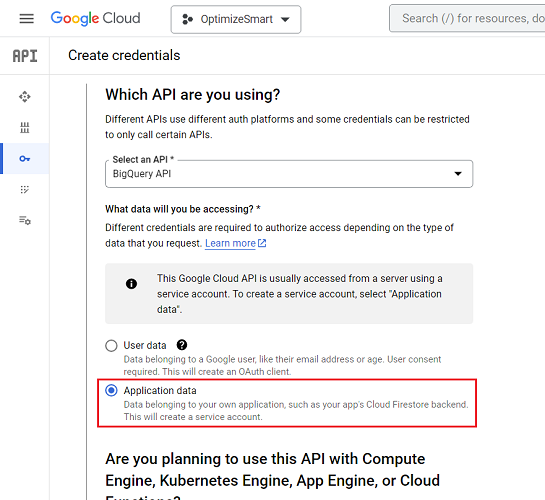 Select ‘Application Data‘