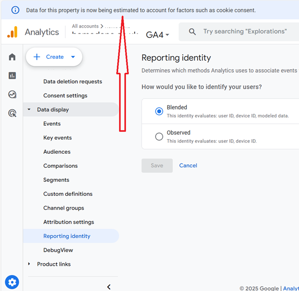 behavioral modelling enabled ga4