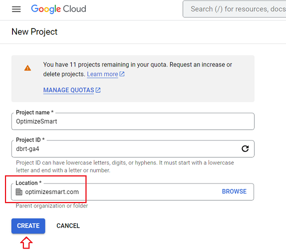 Select your organization