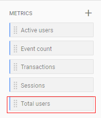 exploration report second metric