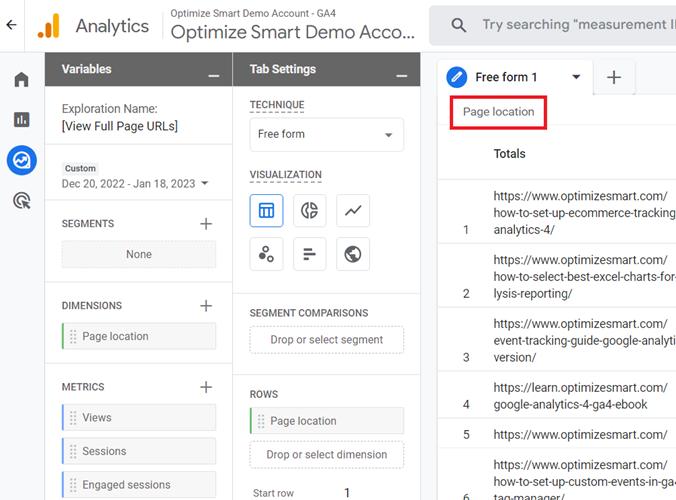 View ga4 subdomain traffic 1