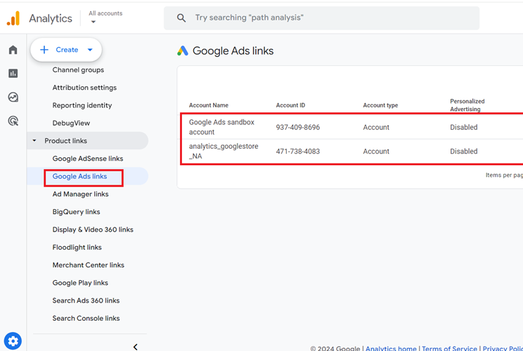 google ads links ga4 1