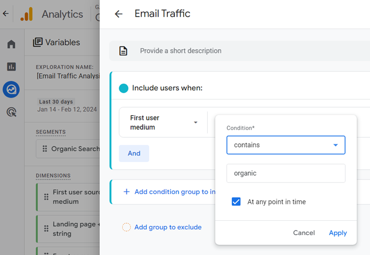 You should now see a screen