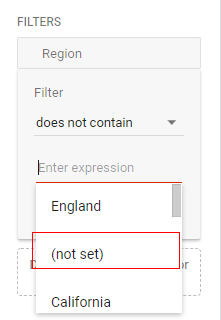 exploration report not set