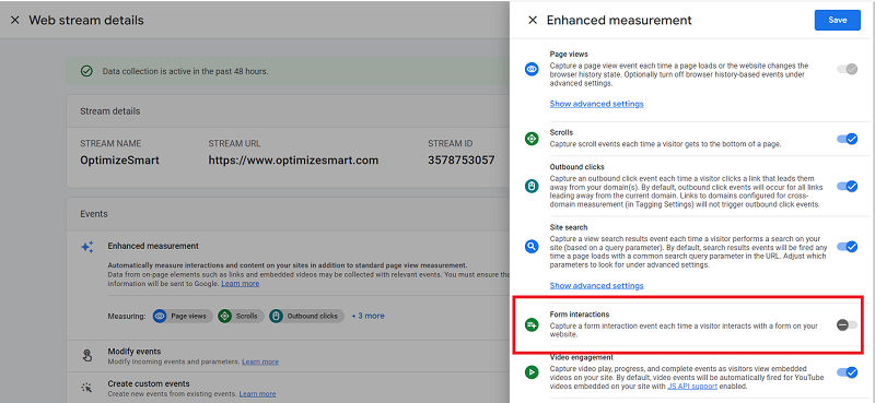 GA4 Form Interactions Tracking