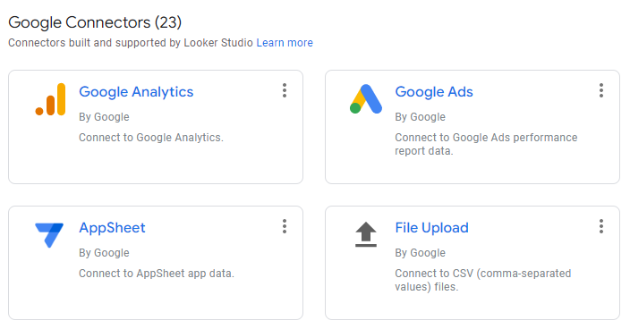 Looker Studio Tutorial with FREE PDF ebook 41 google connectors