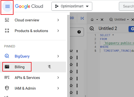 bigquery billing