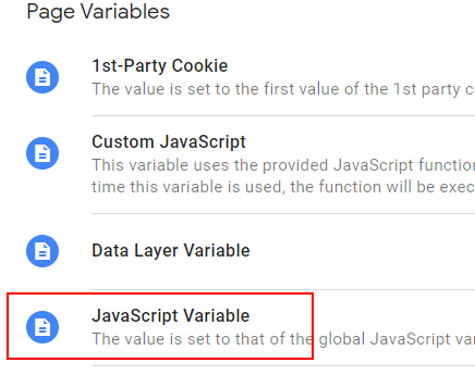 javascript variable