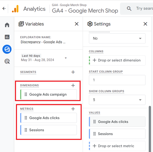 data discrepancies Google Ads and GA4