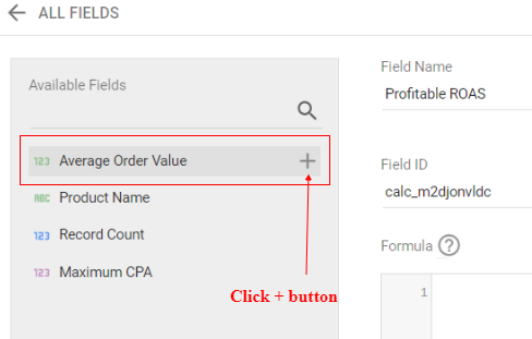 google data studio parameters hover