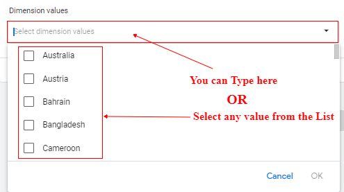 create custom insights type dimension2