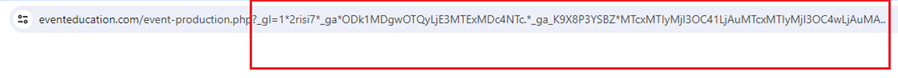 The cookie information is attached to the query string of the cross domain links 1