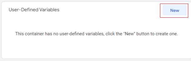 Under User Defined Variables click on New Variable