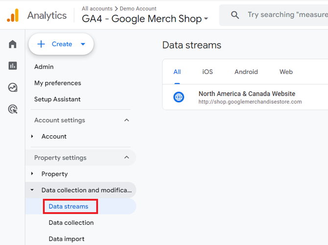 ga4 data streams
