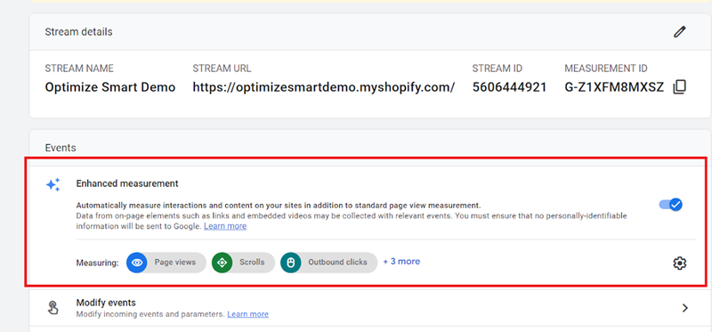 GA4 automatically tracks site searches