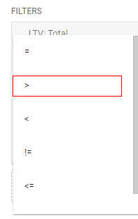 filter dropdown gretaer than