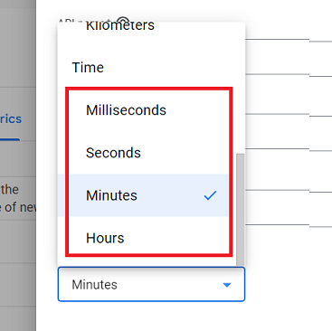 GA4 measures time in milliseconds seconds minutes or hours