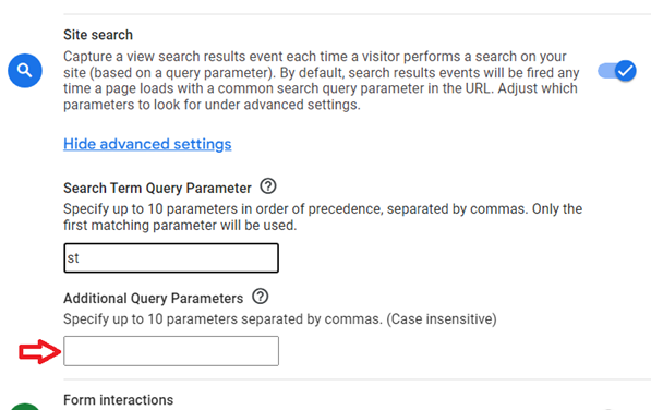 Additional Query Parameters