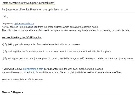 remove your website from the Wayback machine 2