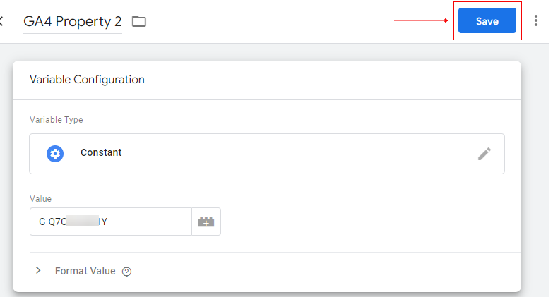 Now click on ‘Save
