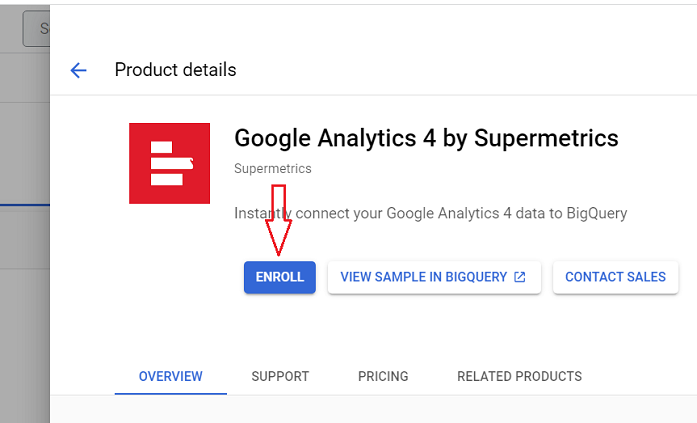 Click on the ‘ENROLL button