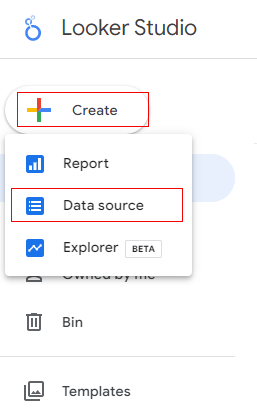 Create data source 1