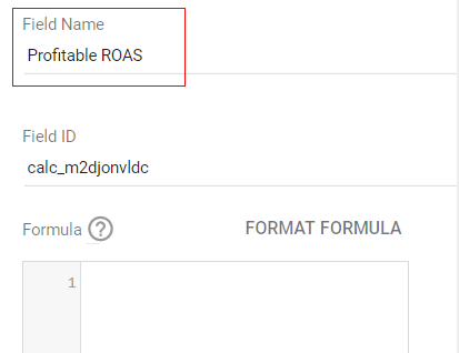 google data studio parameters Profitable ROAS
