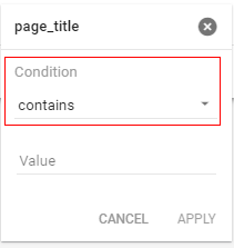 select condition