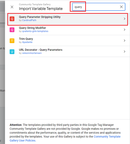 Query Parameter Stripping Utility