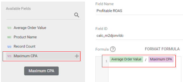google data studio parameters formula