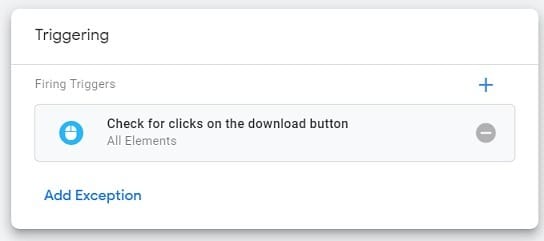 gtm event tracking firing trigger