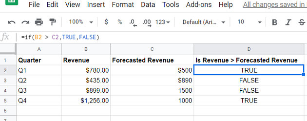google data studio boolean data type Google Sheets data source