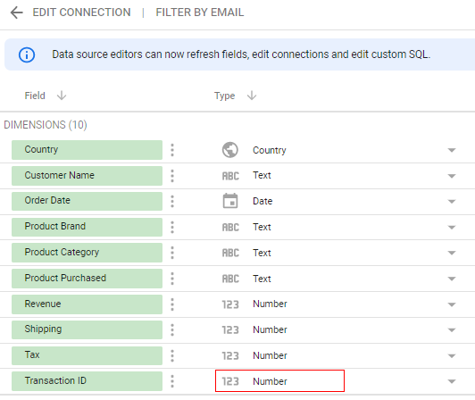 Looker Studio Tutorial with FREE PDF ebook 19 correct data type number