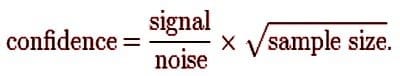 statistical confidence