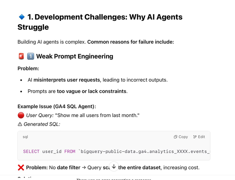 why ai agents fail 2