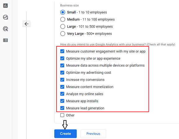 how do you intend to use Google Analytics with your business 1