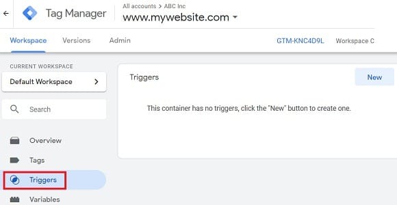 gtm tutorial gtm triggers