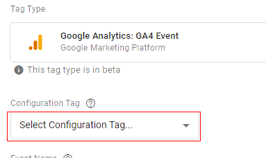 tag configuration