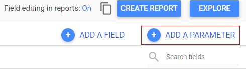 google data studio parameters add parameter