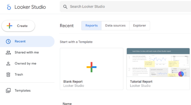 Looker Studio Tutorial with FREE PDF ebook 4 home page looker studio