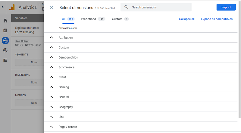 You will now see a screen like the one below